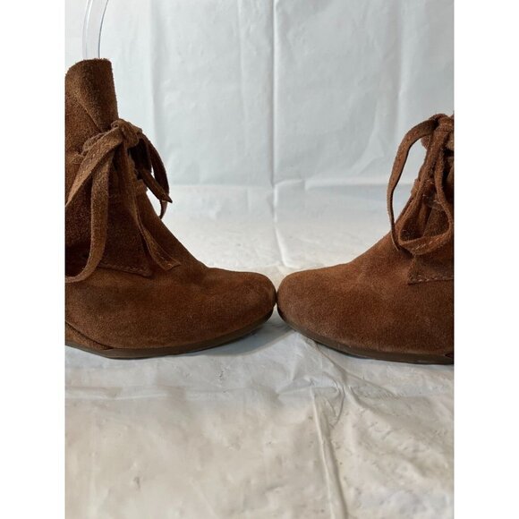 Dolce Vita Womens Chelsea Boot Size 7M Wedge Heel  Ankle Bootie Brown - Picture 4 of 14